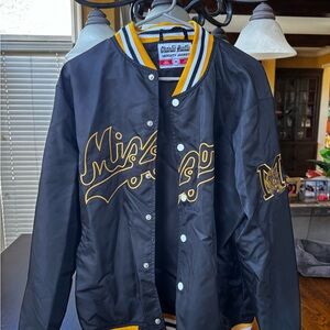 Mitchell & Ness Black and Gold Jacket